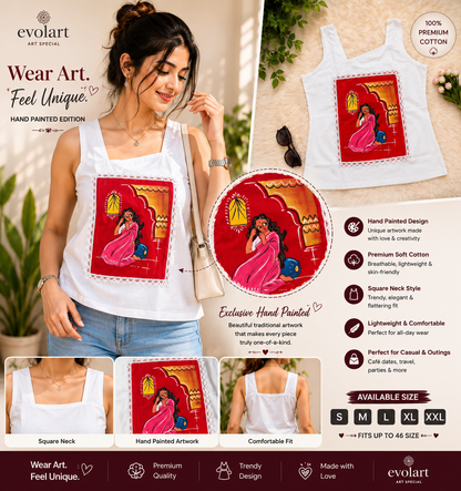 Handcrafted Art Top