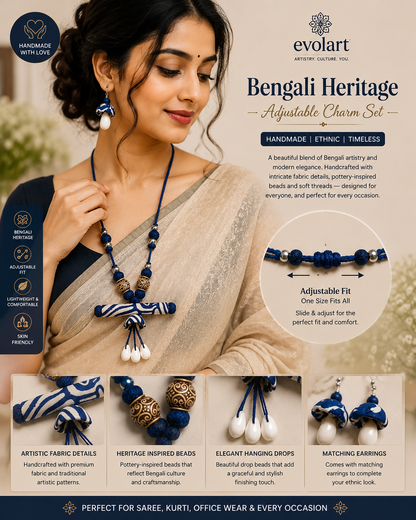 Evolart Bengali Heritage Charm Set