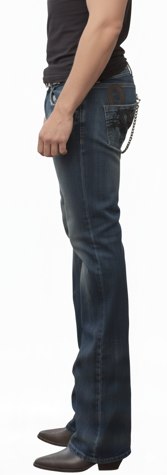 Classic Bootcut Denim Jeans