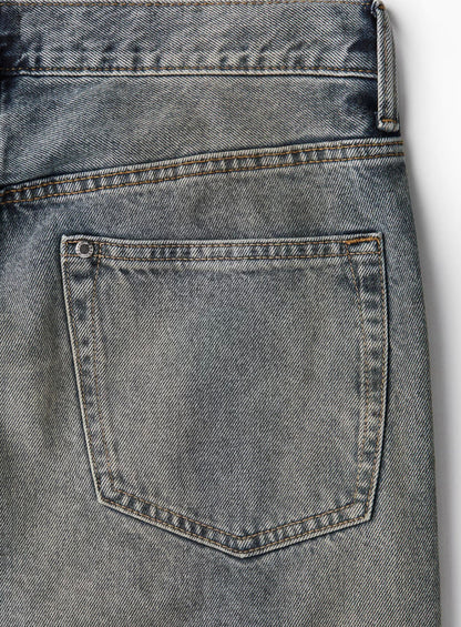 Classic Grey Wash Flared Bootcut Denim Jeans