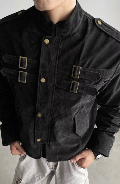 Men’s Vintage Black Utility Shacket