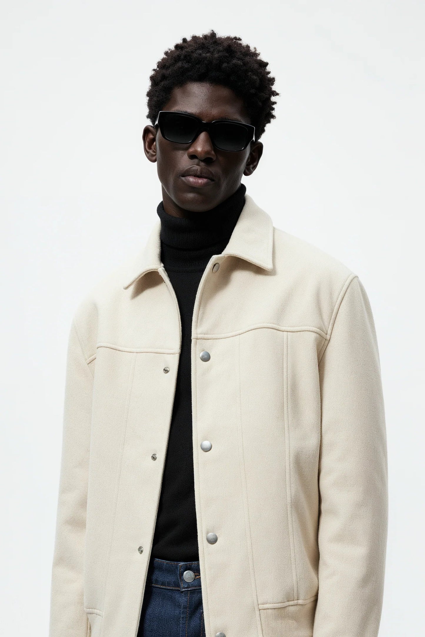 Premium Winter Solid Overshirt Jacket