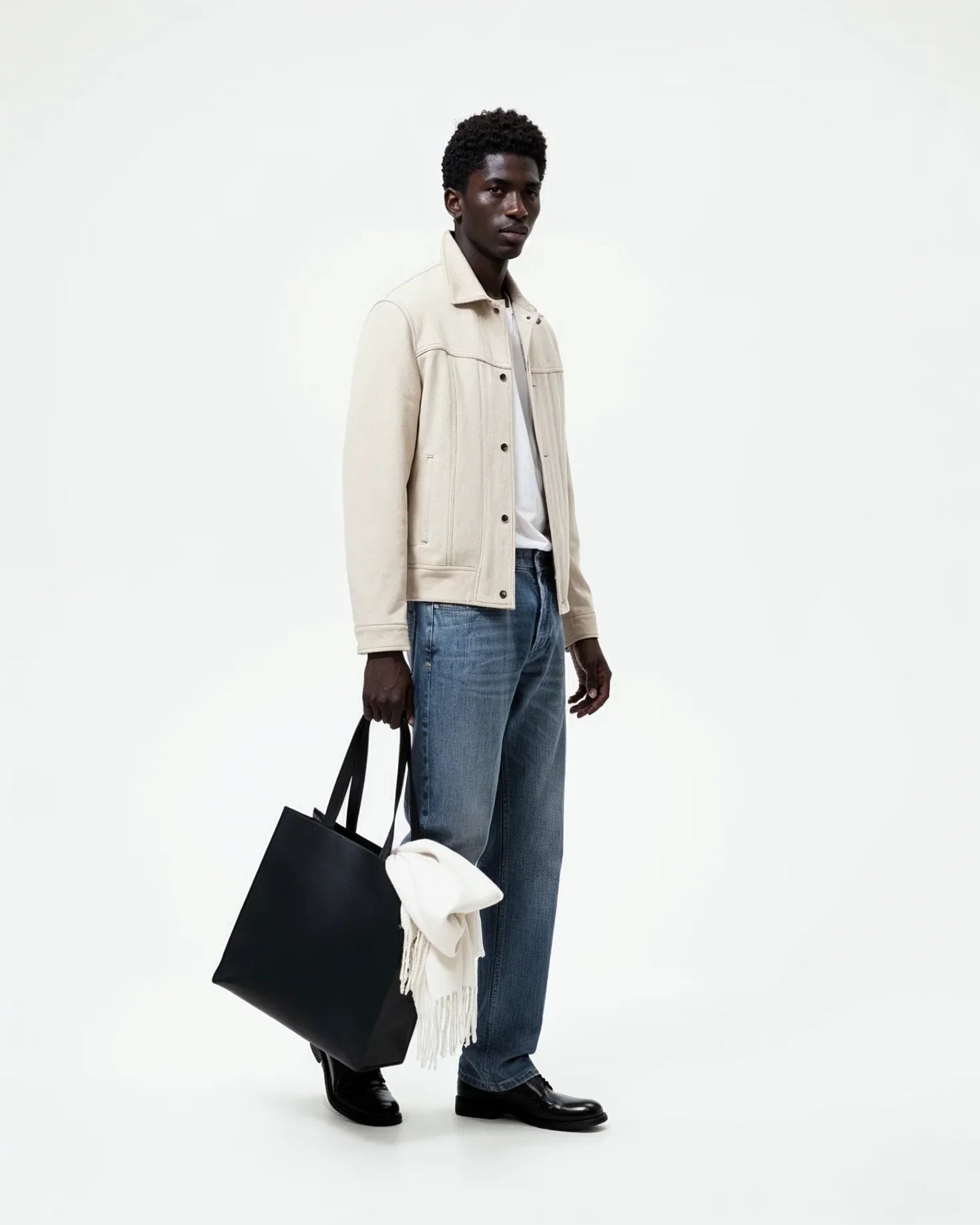 Premium Winter Solid Overshirt Jacket