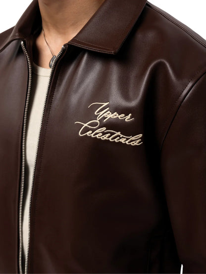 Oversized Faux Leather Street Jacket