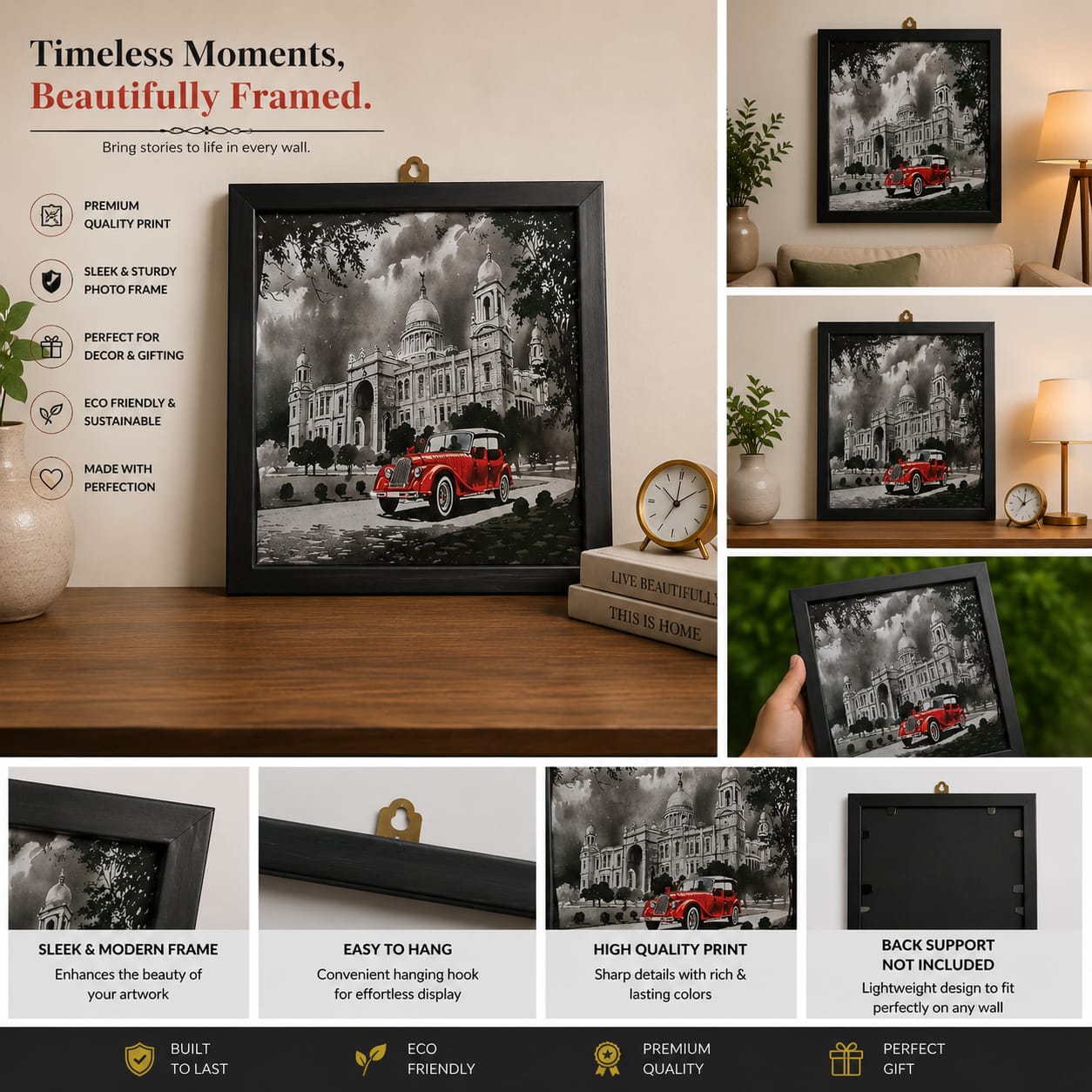 Victoria Memorial Vintage Car Frame